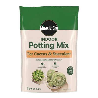 Miracle-Gro Indoor Cactus & Succulent 8.009lbs Potting Soil