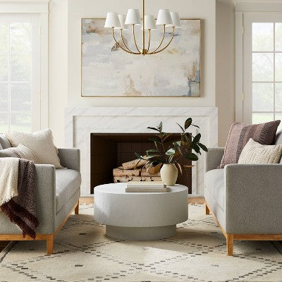 6-Light Ceiling Chandelier Brass - Threshold designed with Studio McGee (LOCAL PICKUP ONLY)