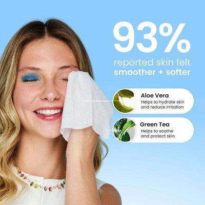 Clean Skin Club Makeup Facial Cleansing Wipes Original - 25ct
