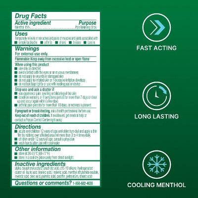 Biofreeze Dry Joint and Muscle Pain Relievers Solid Stick - 0.76oz