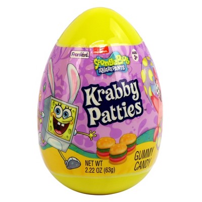 SpongeBob Easter Krabby Patties Giant Egg - 2.2oz