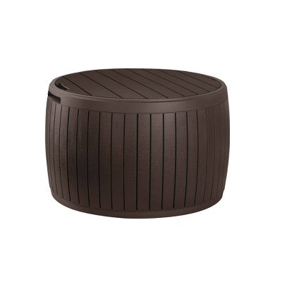 Keter 37gal Circa Wood Deck Box Brown (LOCAL PICKUP ONLY)