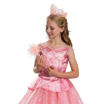 NBCUniversal Kids' Wicked Glinda Upland Witch Crown Halloween Costume Accessory