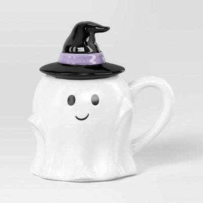 7.8 fl oz Figural Mini Ghosty Mug with Lid - Hyde and EEK! Boutique