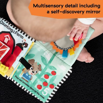 Baby Einstein Farm Explorers Counting at the Farm Soft Activity Book - 0-36m