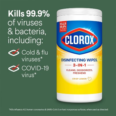 Clorox Lemon & Fresh Scent Disinfecting Wipes - 150ct/2pk