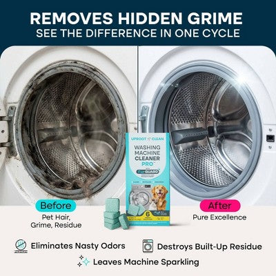 Uproot Clean Unscented Washing Machine Cleaner Pro Solid Laundry Sanitizers - 5oz