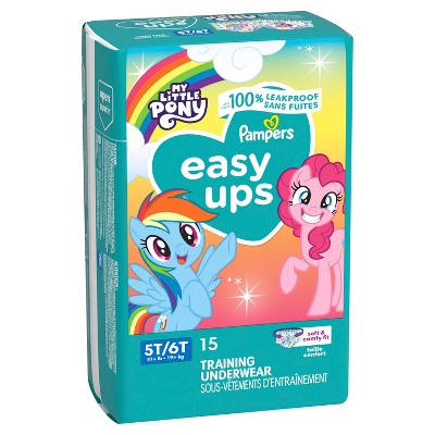 Pampers Easy Ups Girls' My Little Pony Disposable Training Underwear - 5T-6T - 15ct