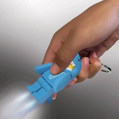 LEGO Minifigures Keychain Light - Shark Suit Guy: ABS Mini Figure with Batteries