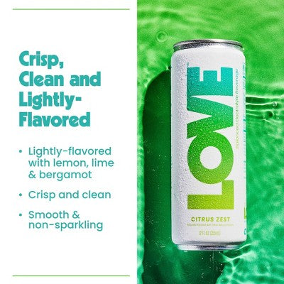 Be Love Berry Citrus Zest Water - 4pk/12 fl oz