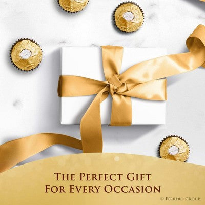 Ferrero Rocher Christmas Candy Chocolate Gift Box - 7.9oz