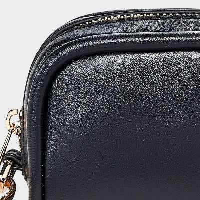 Zipper Wallet Wristlet - A New Day Black