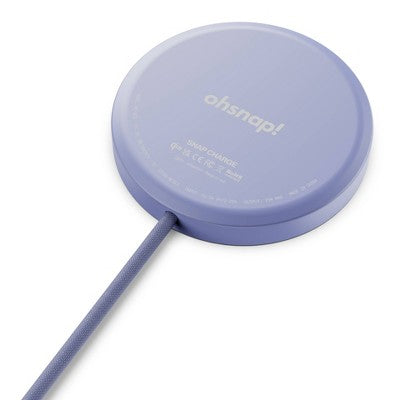 ohsnap! Snap Charge Qi2 Wireless Charger - Crushed Orchid