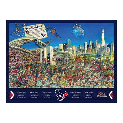 NFL Houston Texans Joe Journeyman Seek and Find Puzzle - 500pc