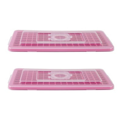 Cook With Color 2pk Crushed Ice Cube Trays Pink