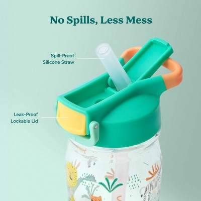 Reduce 14oz Hydrate Tritan Kids' Water Bottle Race Track