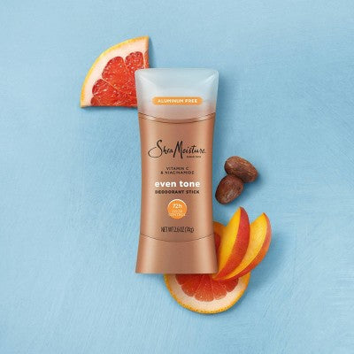 SheaMoisture Solid Deodorant Stick Even Tone - Vitamin C & Niacinamide - Aluminum-Free 2.6oz