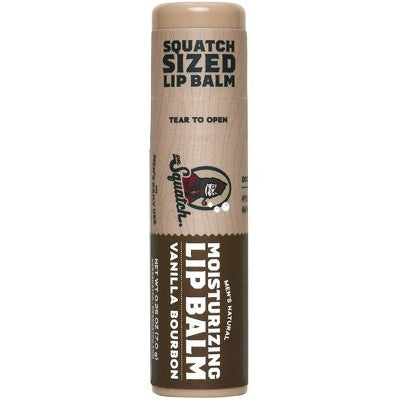 DR. SQUATCH Men's Natural Lip Balm - Vanilla Bourbon - 0.25oz