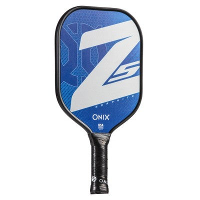 Onix 15.5" Z5 Wide Body Pickleball Paddle - Blue: Graphite, Stiff Flex, 8.2 oz