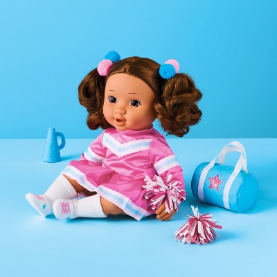 14" Baby Doll Cheerleader Outfit - Gigglescape