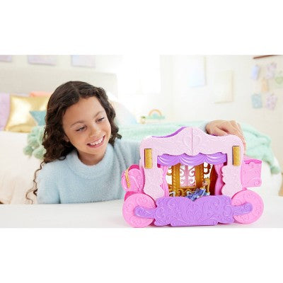Disney Princess Carriage to Castle Transforming Playset 18pc