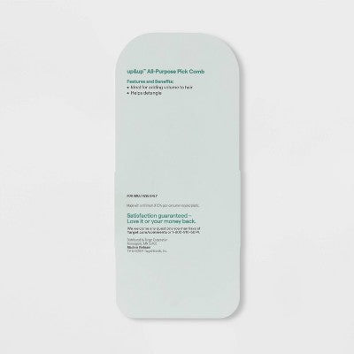 Pick Fine Tooth Combs - Gray - up&up