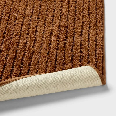 2pk Quick Dry Bath Rug Set Light Brown - Threshold