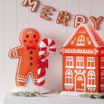 Christmas Lit Blow Mold Gingerbread Man Decor - Wondershop