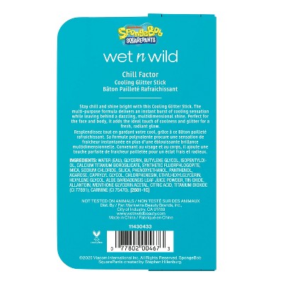 Wet n Wild SpongeBob Cooling Body Glitter Stick - 0.45oz