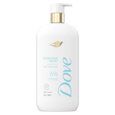 Dove Beauty Hydration Boost Serum Body Wash for Dry Skin with 6% Hydrating Serum - Hyaluronic Acid - 30 fl oz