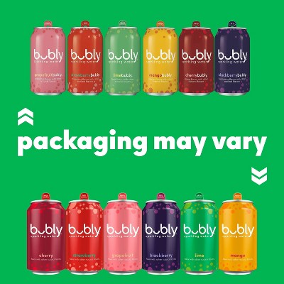 bubly Coconut Pineapple Sparkling Water - 8pk/12 fl oz Cans