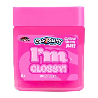 Cra-Z-Slimy I'm Glossy Pink Slime Jar 7.8oz