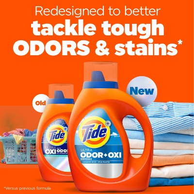 Tide Ultra Odor Defense + Oxi HE Deep Cleaning Concentrated Liquid Laundry Detergent 83 Loads - 117 fl oz