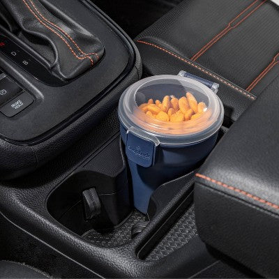 SnapLock Cup Holder Snack Storage Containers