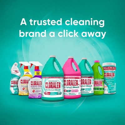 CLORALEN Unscented Concentrated Liquid Bleach Laundry Sanitizer - 121oz