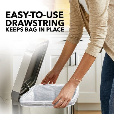 Glad ForceFlex Drawstring Trash Bags - Febreze Fresh - 13gal/140ct