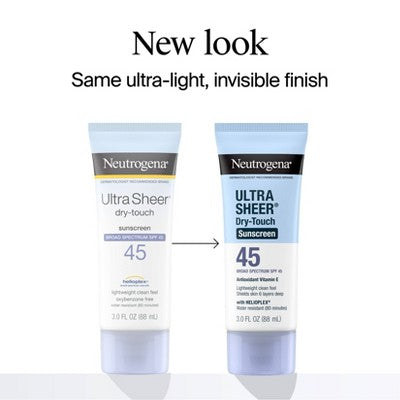 Neutrogena Ultra Sheer Dry-Touch Sunscreen Broad Spectrum SPF 45  oz /2ct