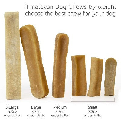 Himalayan Dog Chew Original Yak Cheese Chews For Dogs Medium - 1 Stick