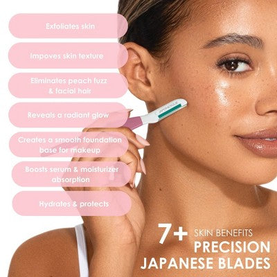 JAPONESQUE Comfort+ Dermaplaner Razor Refill Blades - 4ct