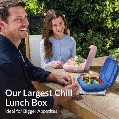 Bentgo Chill Max Leak Proof Lunch Box - Cobalt and Blue Horizon