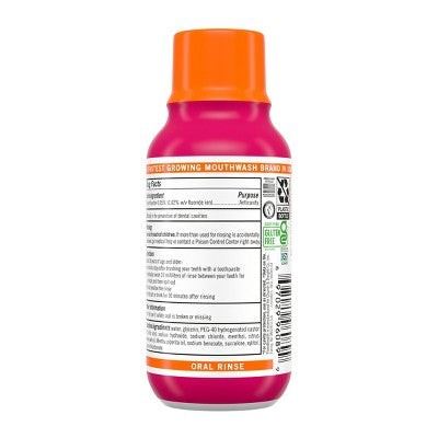 TheraBreath Anticavity Fluoride Mouthwash - Sparkle Mint - Trial Size - 3 fl oz