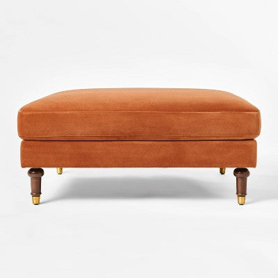 Mercer Cocktail Ottoman Rust - Threshold designed with Studio McGee (LOCAL PICKUP ONLY)