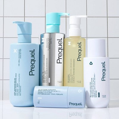Prequel Multi-Acid Milk Peel - 7.6 fl oz: Exfoliating Unscented Liquid for Normal Skin, Face Treatment with Glycolic Acid