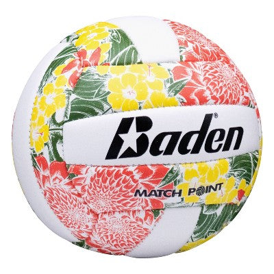 Baden Size 2 Floral Volleyball - Pink/Yellow/Green