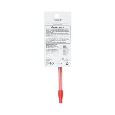 Yoobi Novelty Ballpoint Pen Light Up Red Heart