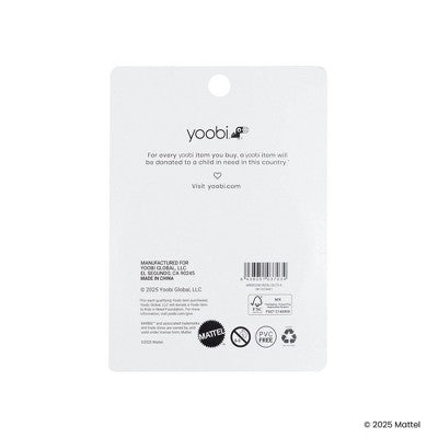 Yoobi Barbie Eraser Giant Barbie Head Silhouette