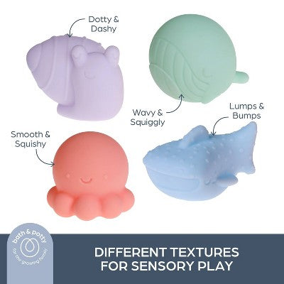 Dreambaby Mold-Free Bath Toy Sensory Stimulating Set - 8pc