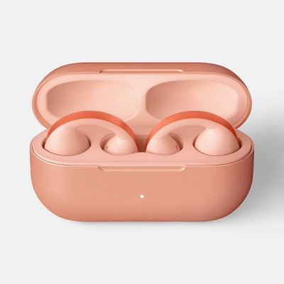 Open-Ear Jewelry Earbuds - heyday Peach: True Wireless USB-C, Sweat-Resistant