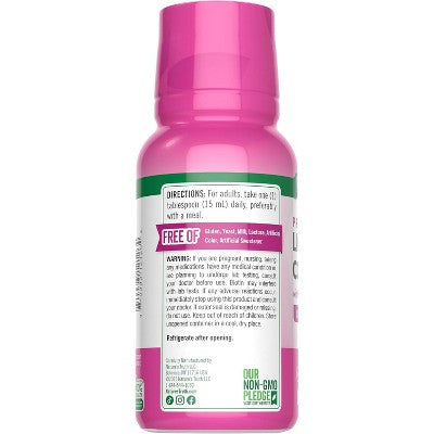 Nature's Truth Liquid Collagen Supplement with Biotin | Type 1 & 3 | Berry Flavor | 8 fl oz | Non-GMO & Gluten Free