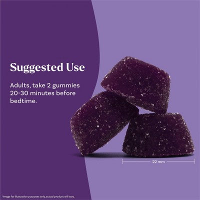 Natrol Sleep & Restore Melatonin Free Gummies for Restorative Sleep with Magnesium, GABA - Cherry - 60ct